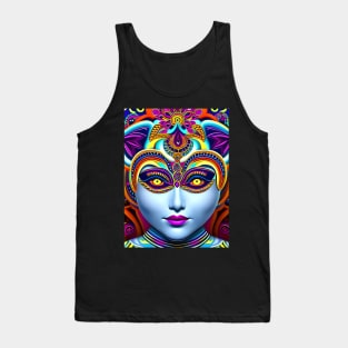 Catgirl DMTfied (8) - Trippy Psychedelic Art Tank Top